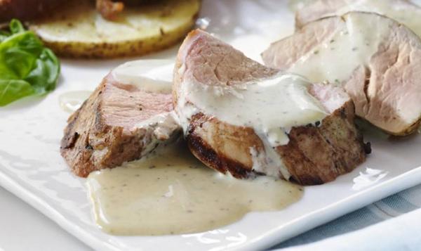 Cotlet de Porc cu Sos Gorgonzola